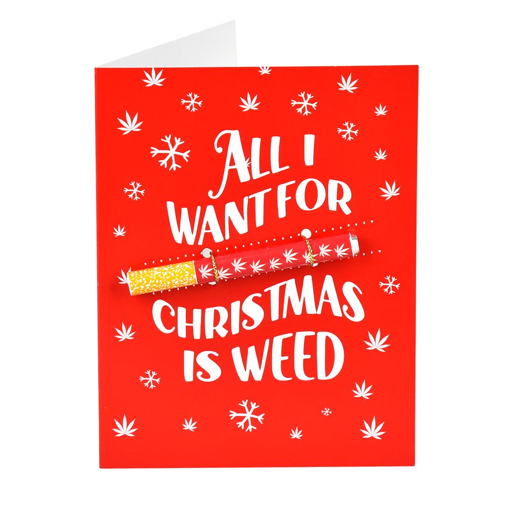 KushKards One Hitter Holiday Greeting Card - Headshop.com