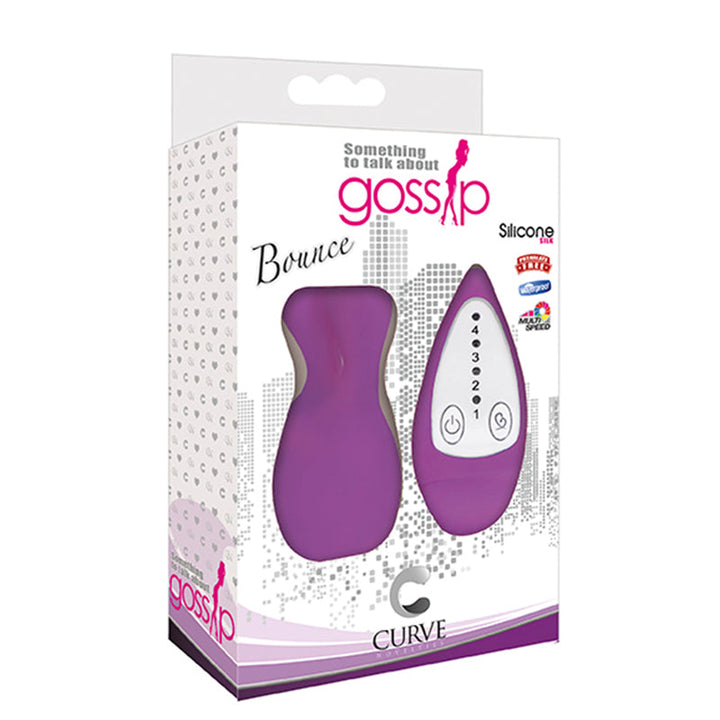 Gossip Bounce 4 Speed Silicone Violet - Headshop.com