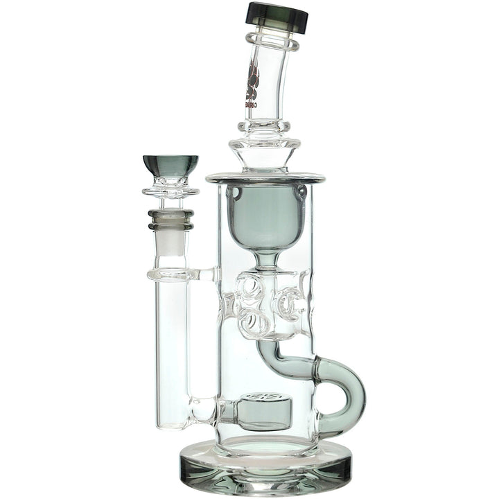 Calibear Cascade Flower Of Life Klein Recycler Dab Rig