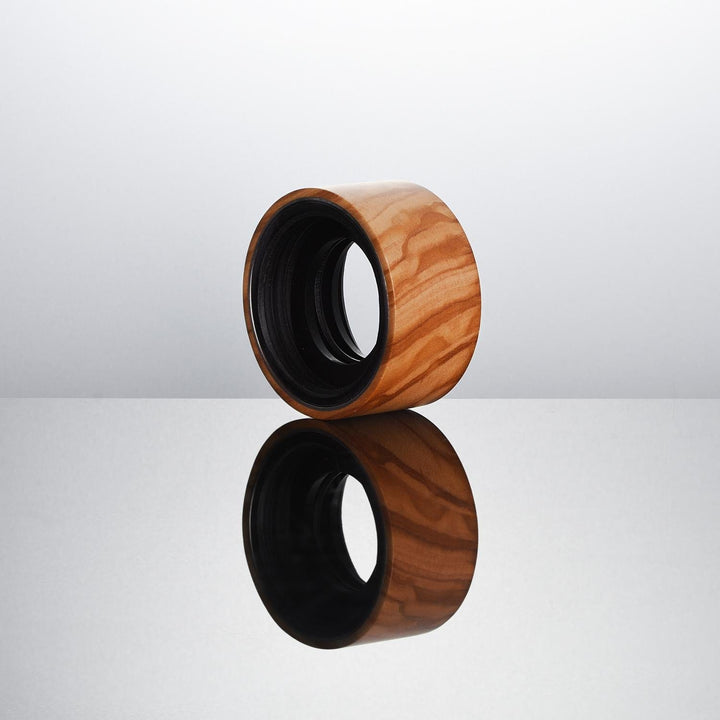 Vitae Glass Olive Wood Ring - Headshop.com