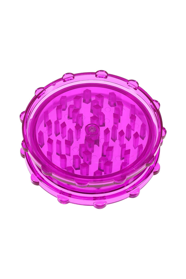 3" Acrylic Magnetic 2-Part Herb Grinder “Color Pop” – Choose Color