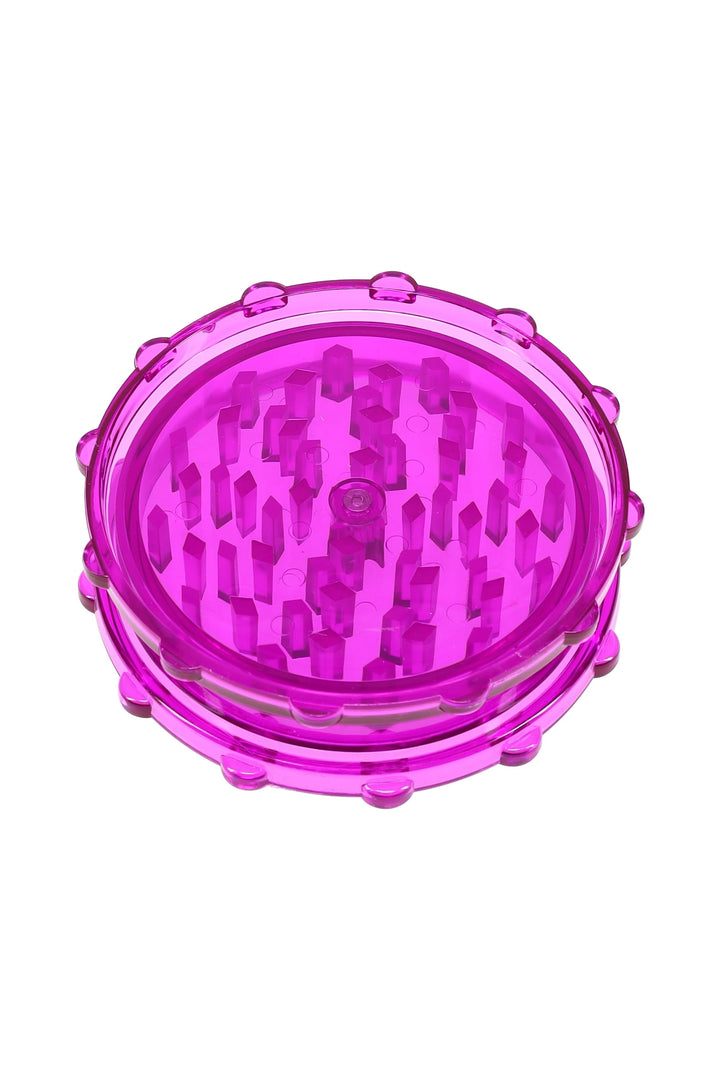 3" Acrylic Magnetic 2-Part Herb Grinder “Color Pop” – Choose Color