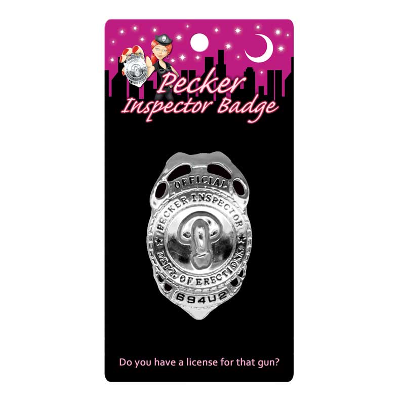 Official Pecker Inspector Badge - Headshop.com