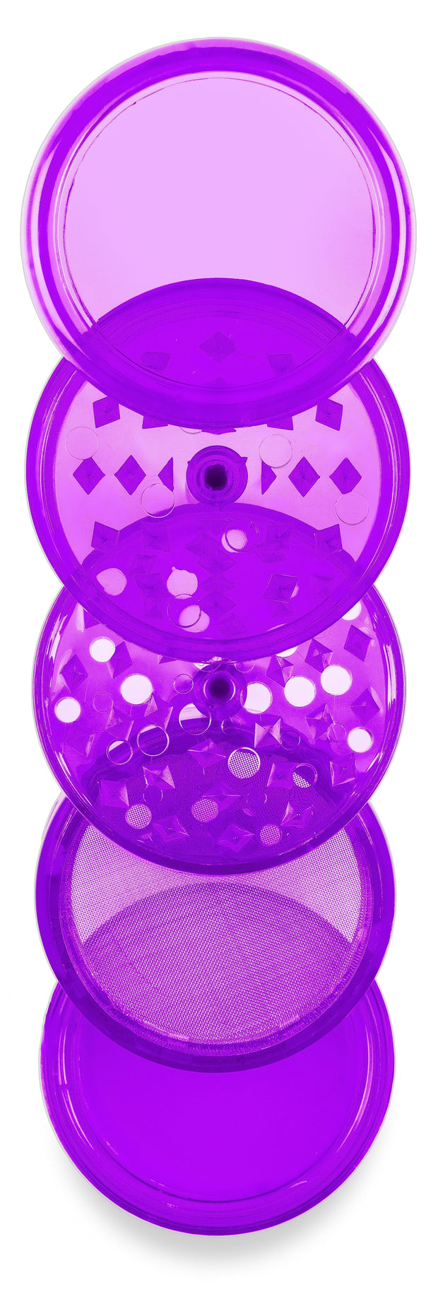 Higher Standards 4-Piece Herb Grinder with Pollen Catcher - Headshop.com