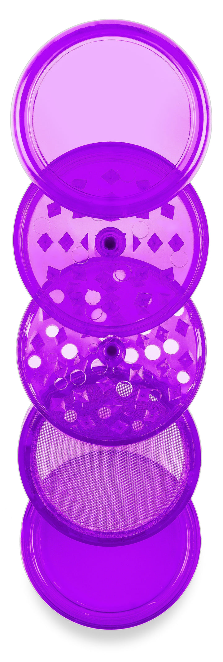 Higher Standards 4-Piece Herb Grinder with Pollen Catcher - Headshop.com