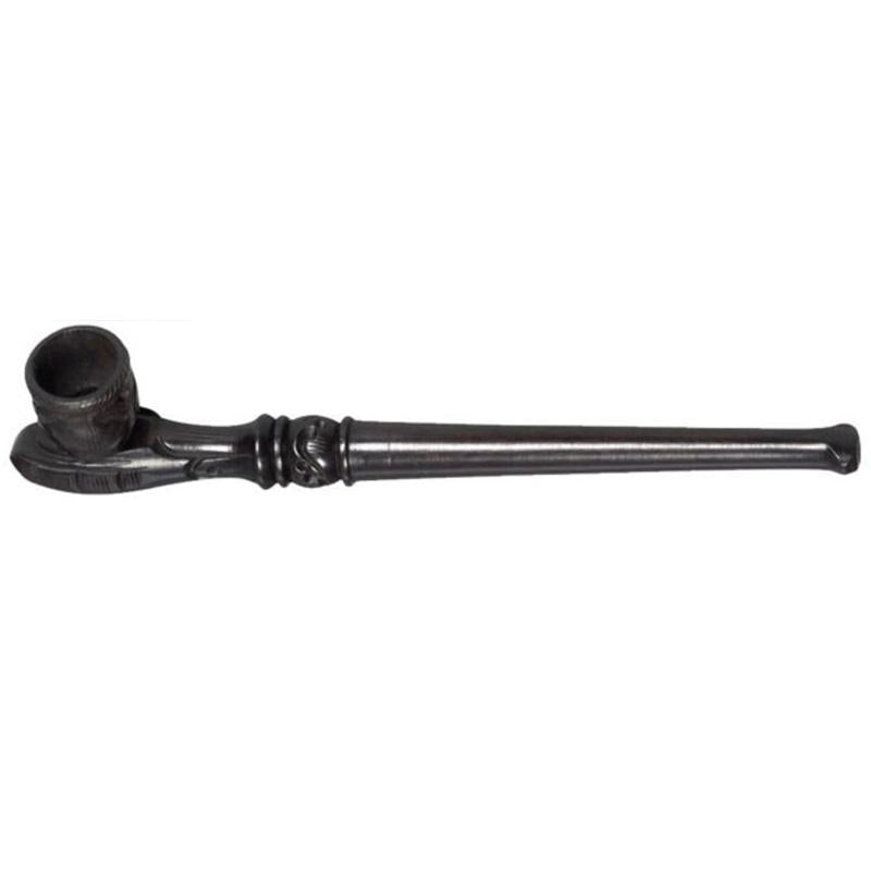 Carved Wood Hand Pipe | 6 Inch - Headshop.com