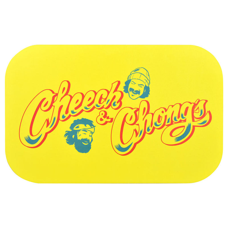 Cheech & Chong x Pulsar Magnetic Tray Lid - Yellow Logo / 11"x7" - Headshop.com