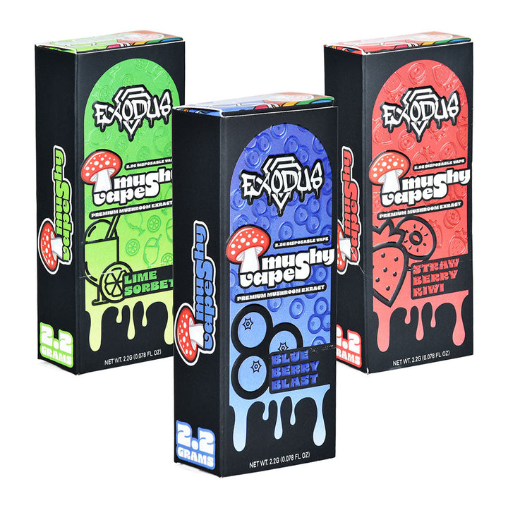Exodus Mushroom Extract Disposable Vape | 2.2g | 6pc Display - Headshop.com