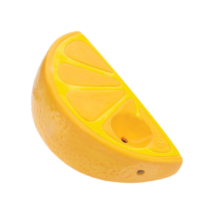 Wacky Bowlz Orange Slice Ceramic Hand Pipe | 3.5" - Headshop.com