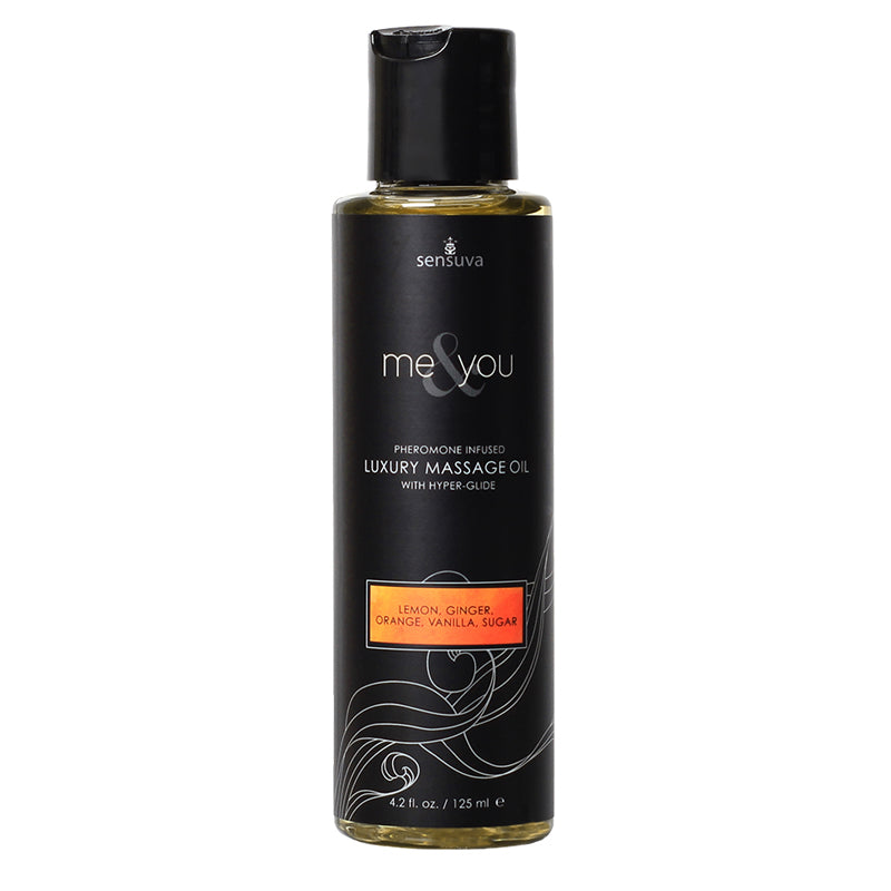 Sensuva Me & You Pheromone-Infused Luxury Massage Oil Sugar and Citrus 4.2 oz. - Headshop.com