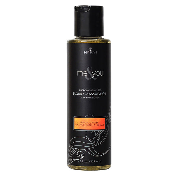 Sensuva Me & You Pheromone-Infused Luxury Massage Oil Sugar and Citrus 4.2 oz. - Headshop.com
