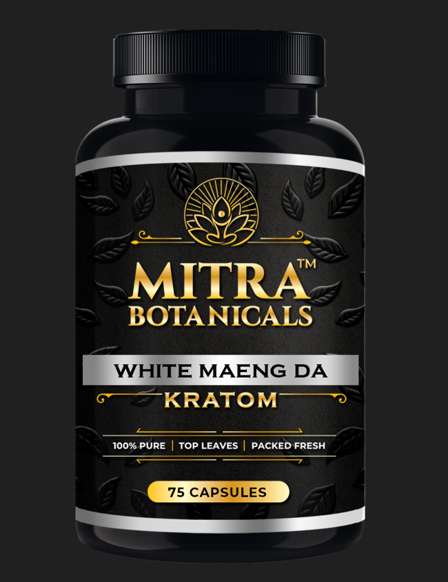 Mitra Botanicals White Maeng Da – Kratom (75 Capsules) - Headshop.com