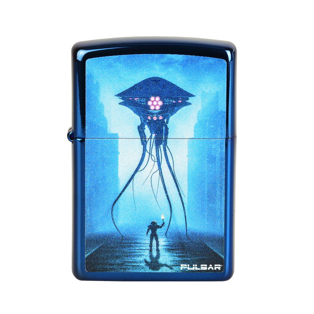 Zippo Lighter | Pulsar Tripod Confrontation | Sapphire - Headshop.com