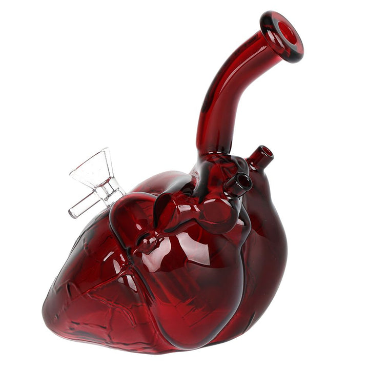 Pulsar Be Still My Heart Glass Water Pipe 6.5" - 14mm F