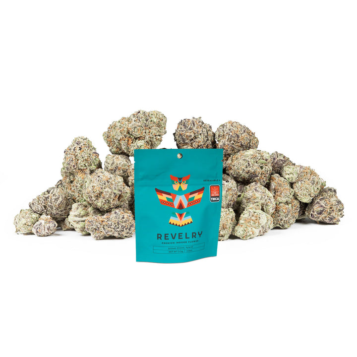 Revelry Blueberry Pancakes THCA Flower Small Buds (Indoor)