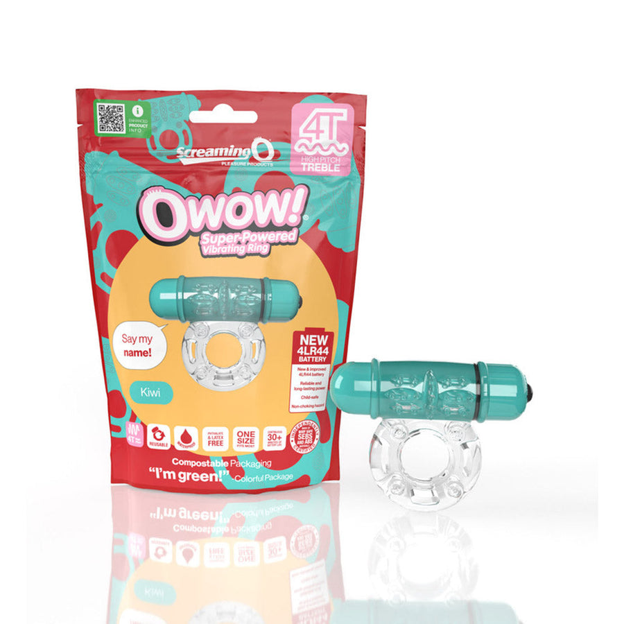 Screaming O 4T OWow Vibrating Cockring Kiwi - Headshop.com