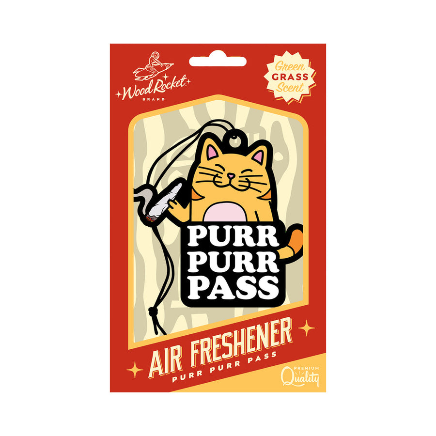 Wood Rocket Air Freshener Purr Purr Pass - Headshop.com