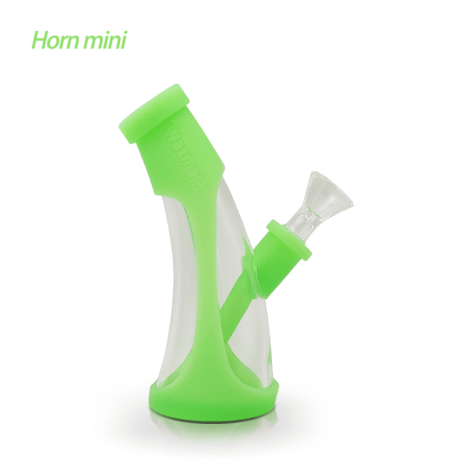 Waxmaid 5.67″ Mini Horn Silicone Glass Bubbler - Headshop.com