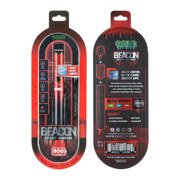 Ooze Beacon Slim Wax Pen | 800mAh - Headshop.com