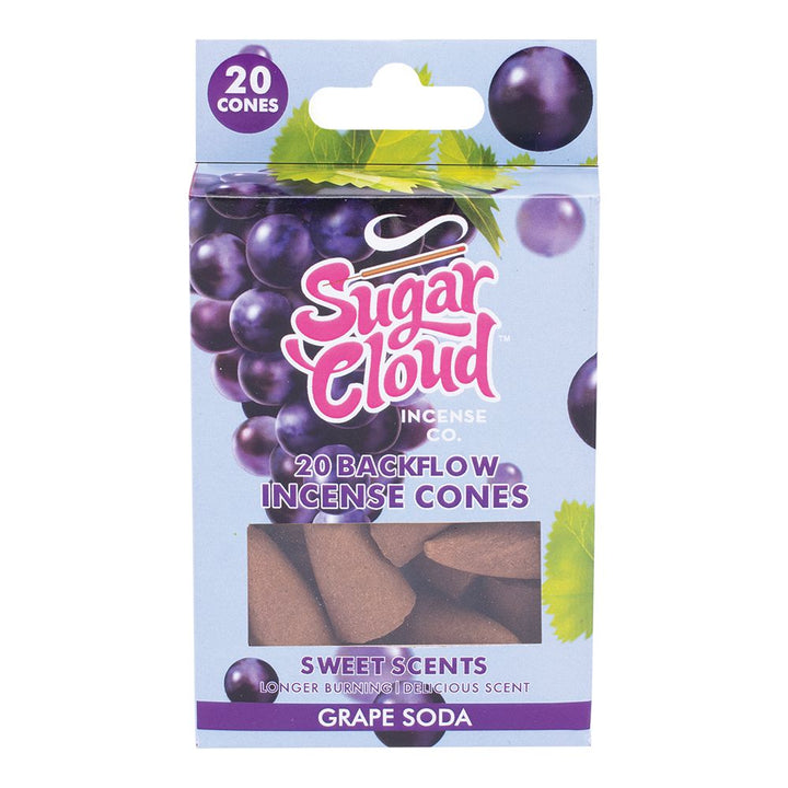 Sugar Cloud Sweet Scents Backflow Incense Cones - Headshop.com