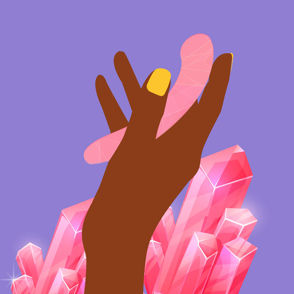Biird Pixii Rose Quartz Dildo - Headshop.com