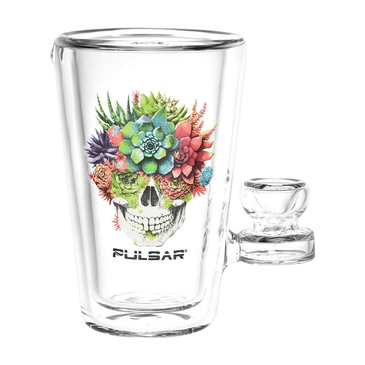 Pulsar Design Series x Drinkable Series Glass Tumbler Pipe | 250mL | 5" - Headshop.com
