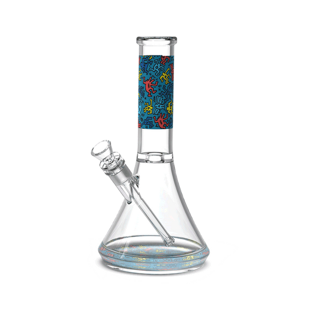 K. Haring Glass Beaker Water Pipe - Headshop.com