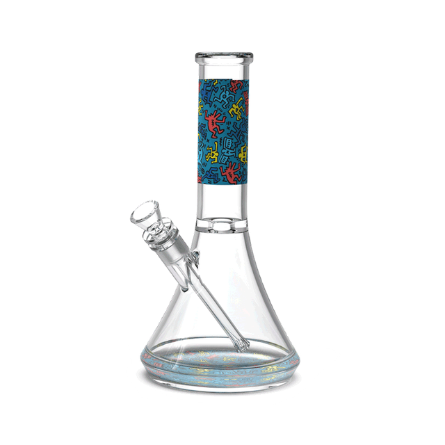 K. Haring Glass Beaker Water Pipe - Headshop.com