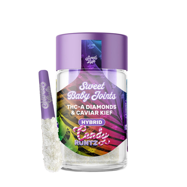 Sweet Baby Joints THC-A Diamonds & Caviar Kief - Candy Runtz - Hybrid - Headshop.com