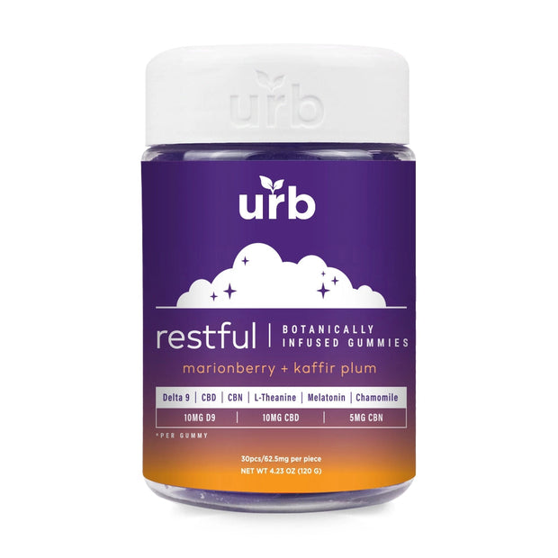 URB Restful Botanically Infused Gummies 1875MG