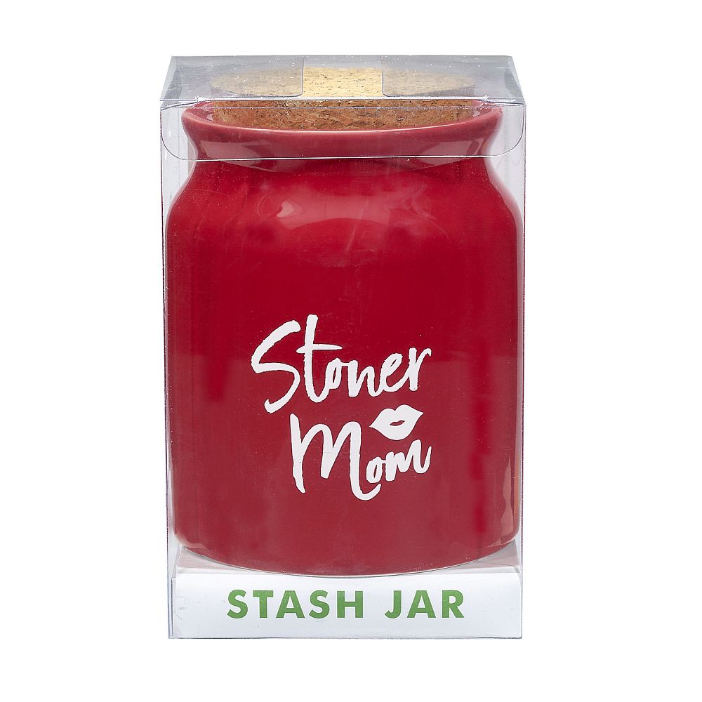 Ashtray and Stash Jar set - Stoner Mom - Headshop.com