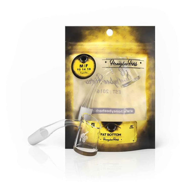 FAT BOTTOM QUARTZ BANGER - 45° DEGREE | YL - Headshop.com