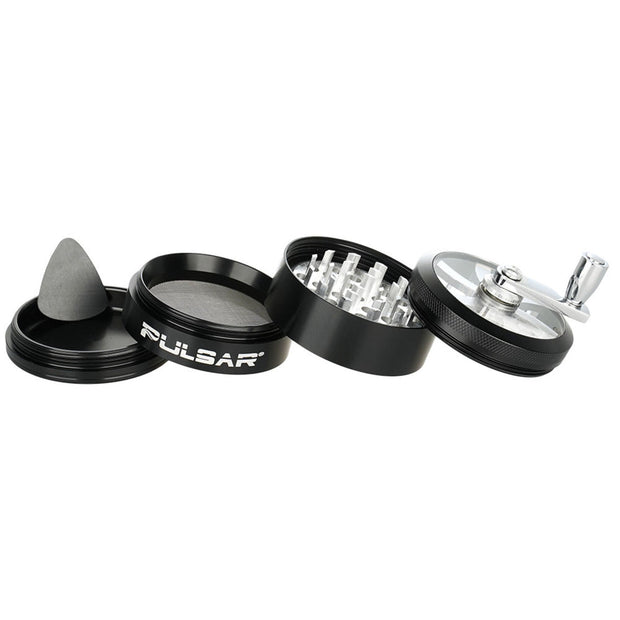 GR764 Pulsar Aluminum Crank Grinder 4pc / 2.5" - Headshop.com