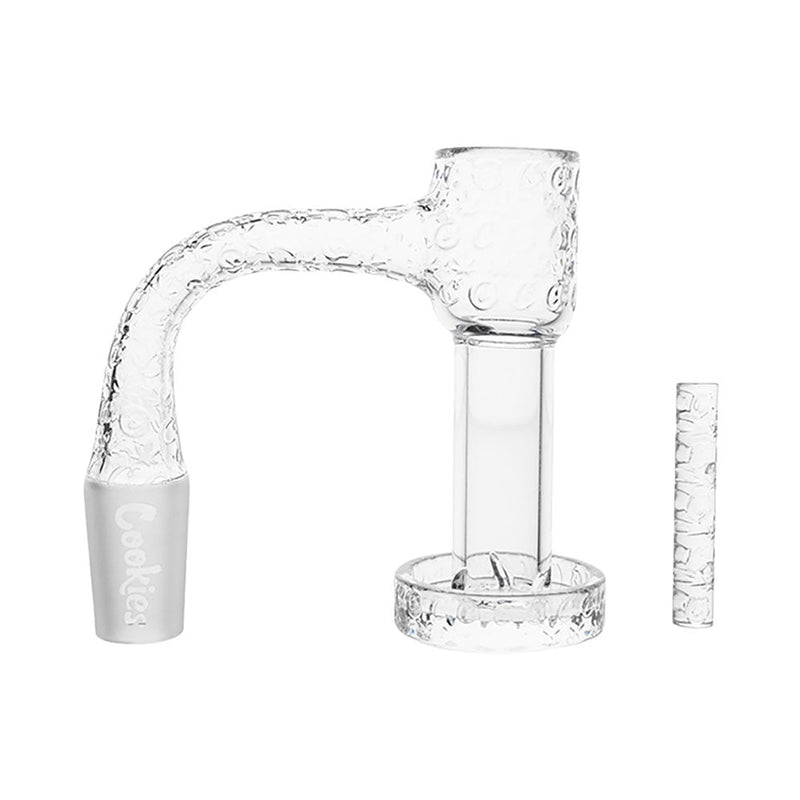 Cookies Etched Quartz Slurper Banger Kit - 14mm M - Headshop.com