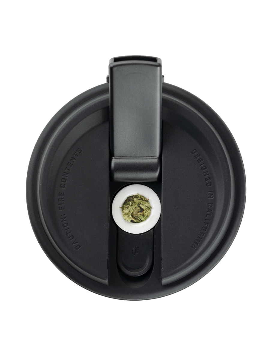 Puffco Cupsy Coffee Cup Water Pipe - 5" / Black - Headshop.com