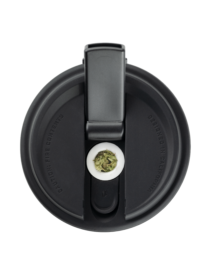 Puffco Cupsy Coffee Cup Water Pipe - 5" / Black - Headshop.com