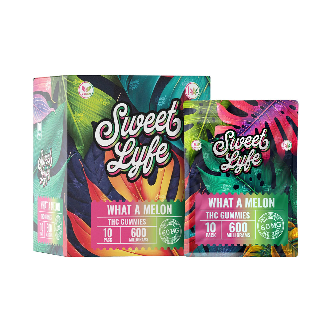 Vegan Gummies 600MG THC Blend - What A Melon - Headshop.com