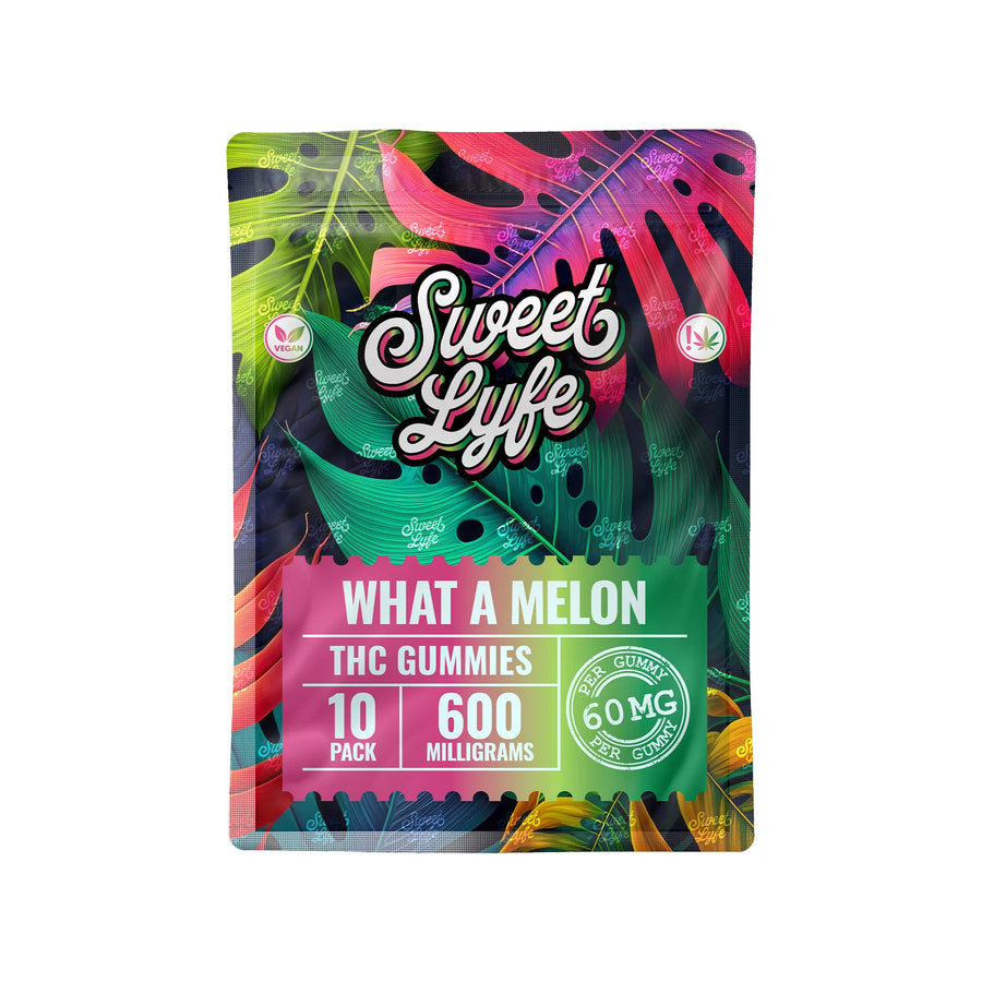 Vegan Gummies 600MG THC Blend - What A Melon - Headshop.com