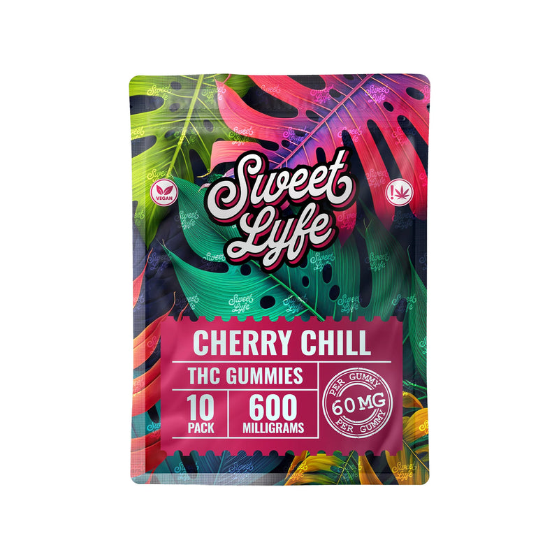 Vegan Gummies 600MG THC Blend - Cherry Chill