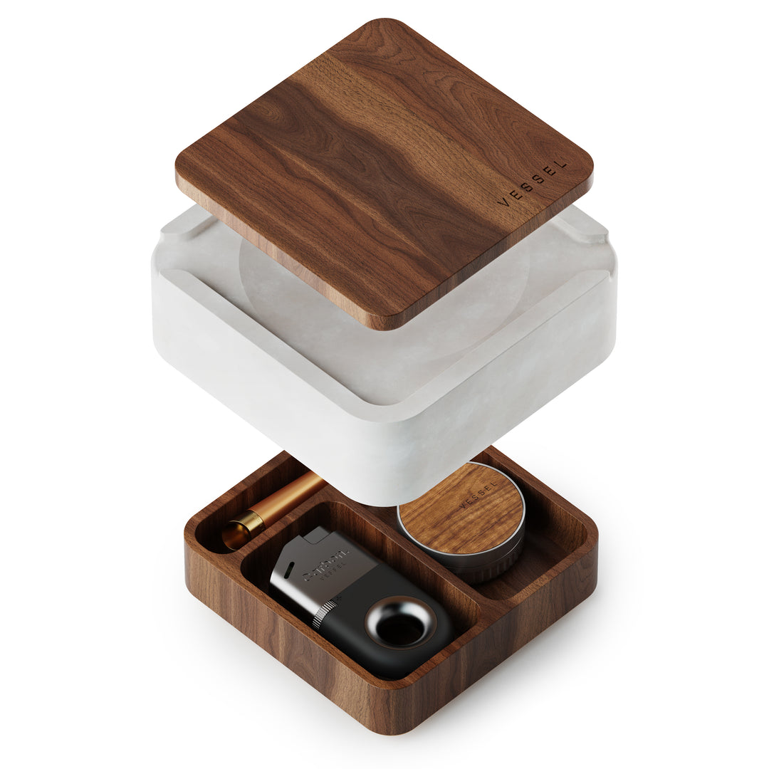 Vessel Ash Astray and Storage - Headshop.com