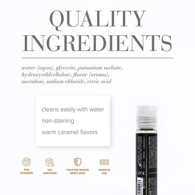 JO Gelato Salted Caramel Flavored Water-Based Lubricant 1 oz. - Headshop.com