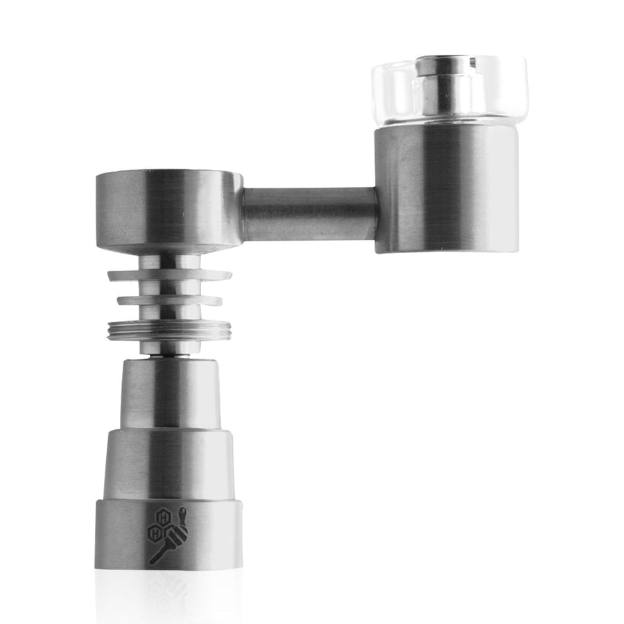 TITANIUM 4 IN 1 SIDECAR HYBRID BANGER DAB NAIL - Headshop.com