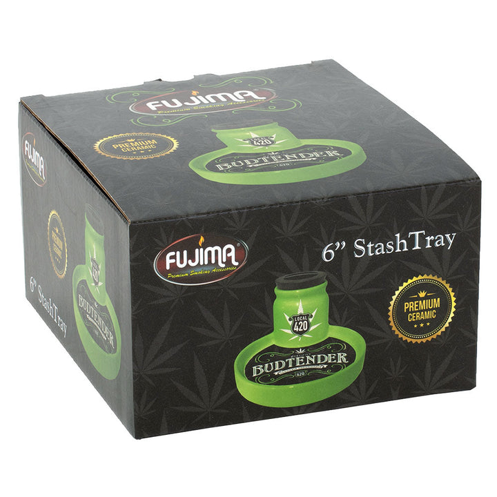 Fujima Ceramic 2 in 1 Airtight Stashtray - 5"x3" - Headshop.com