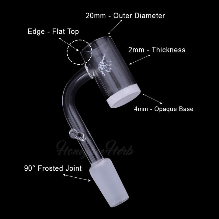 HONEY & MILK ENAIL QUARTZ BANGER - 90° DEGREE | YL - Headshop.com
