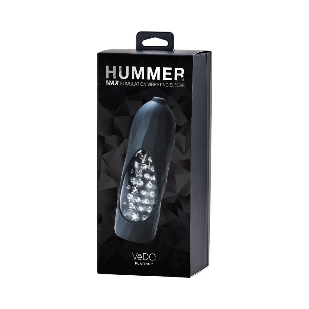 VeDO Hummer 2.0 Rechargeable Vibrating Sleeve Black Pearl - Headshop.com