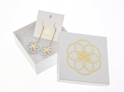 Flower of Life Earrings - Headshop.com