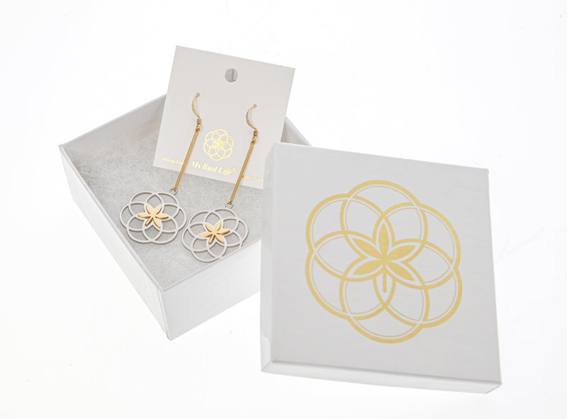 Flower of Life Earrings - Headshop.com