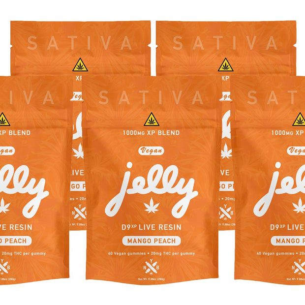 Not Your Bakery Jelly D9XP Vegan Gummies | 1000mg | 40pc | 5pk Bundle