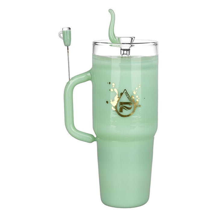 Pulsar Stonely Cup Glass Water Pipe | 8.5" | 14mm F - Headshop.com