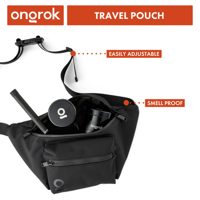 Ongrok Carbon-lined Fanny Pack / Travel Pouch - Headshop.com